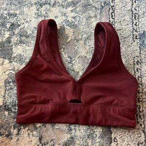Balance Collection Deep Red Sports Bra